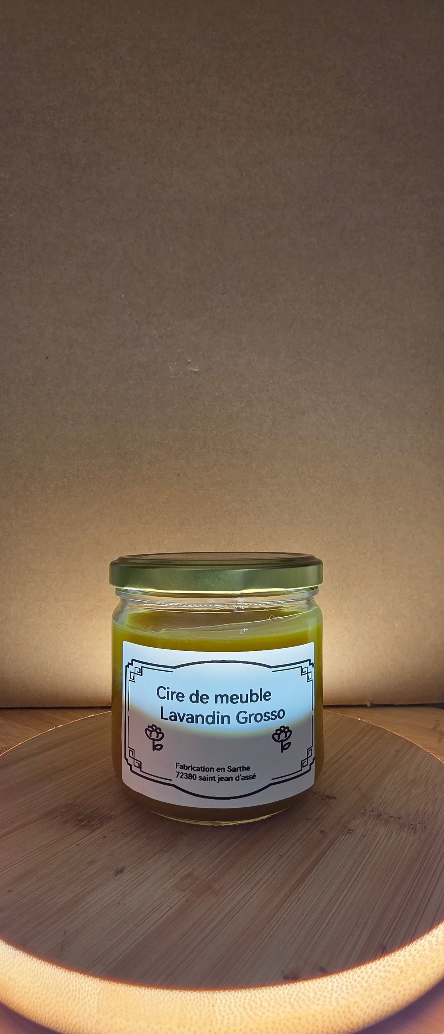 Cire pour le bois - Lavandin Grosso 250gr