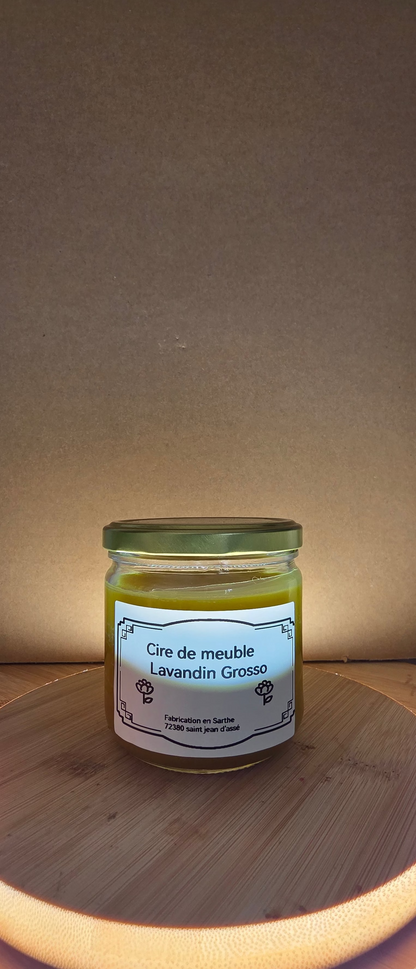 Cire pour le bois - Lavandin Grosso 250gr