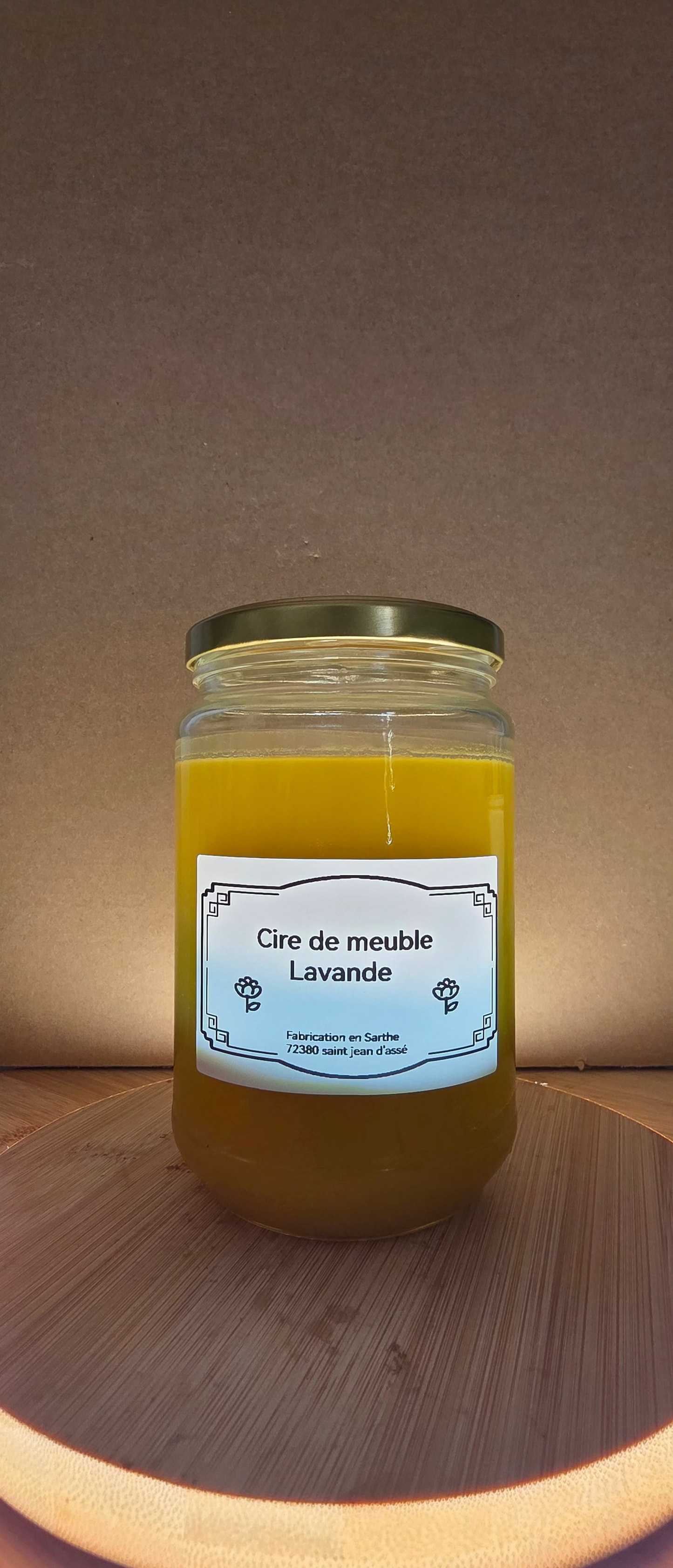 Cire pour le bois - Lavande 500Gr