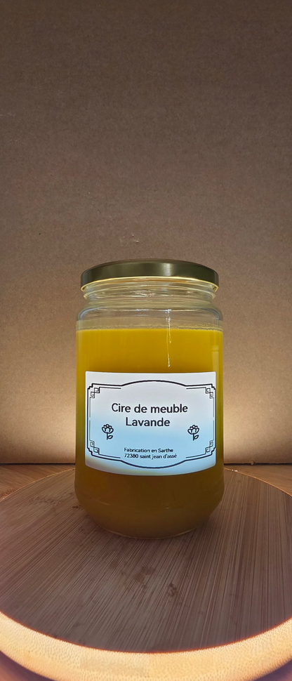 Cire pour le bois - Lavande 500Gr