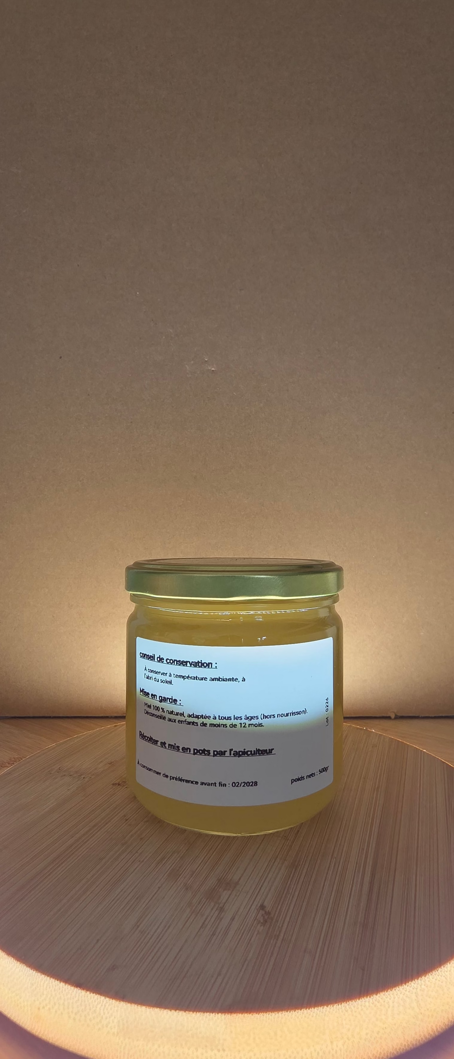 Miel d'acacia 500gr