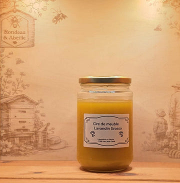 Cire Naturelle pour le Bois au Lavandin Grosso 500g