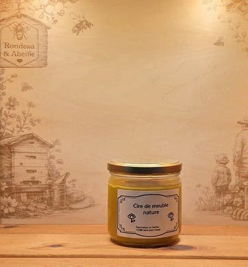 Cire Naturelle pour le Bois 250g Finition Protectrice | Rondeau & Abeille