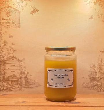 Cire Naturelle pour le Bois 500g Finition & Protection