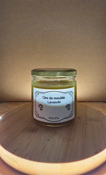 Cire pour le bois - Lavande 250Gr