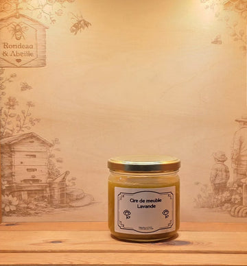 Cire pour le Bois à la Lavande 250g  Finition Naturelle