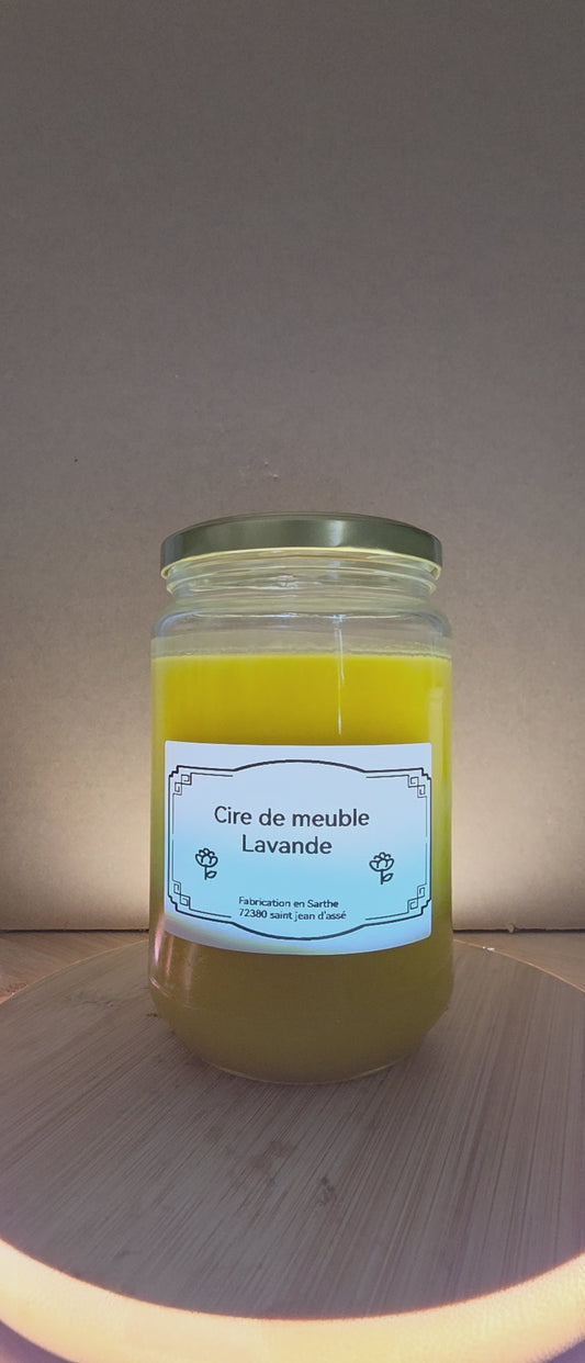 Cire pour le bois - Lavande 500Gr