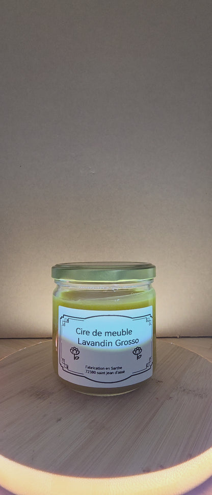 Cire pour le bois - Lavandin Grosso 250gr