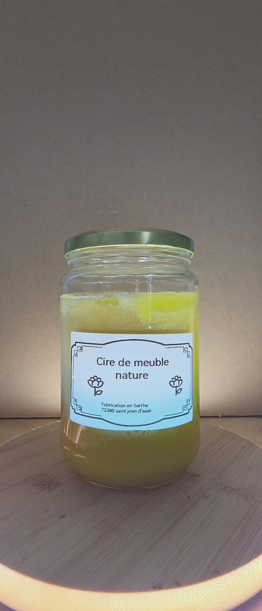 Cire pour le bois - nature 500Gr